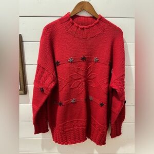 📍 VINTAGE ESPRIT SPORT 💯 wool knit sweater size XXL oversized ⚠️